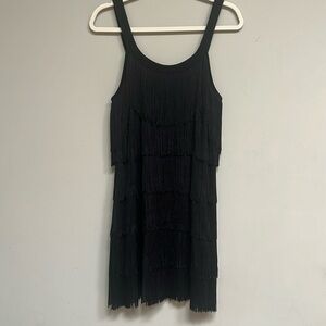 White House Black Market Black Flapper Dress